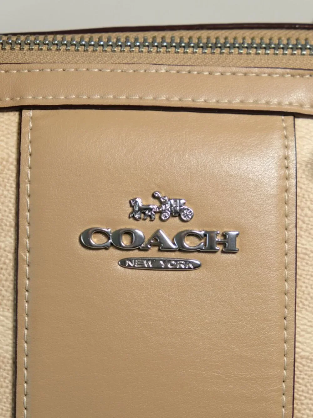 Coach Rowan Satchel, CW376, Sand/Taupe, Very good condition